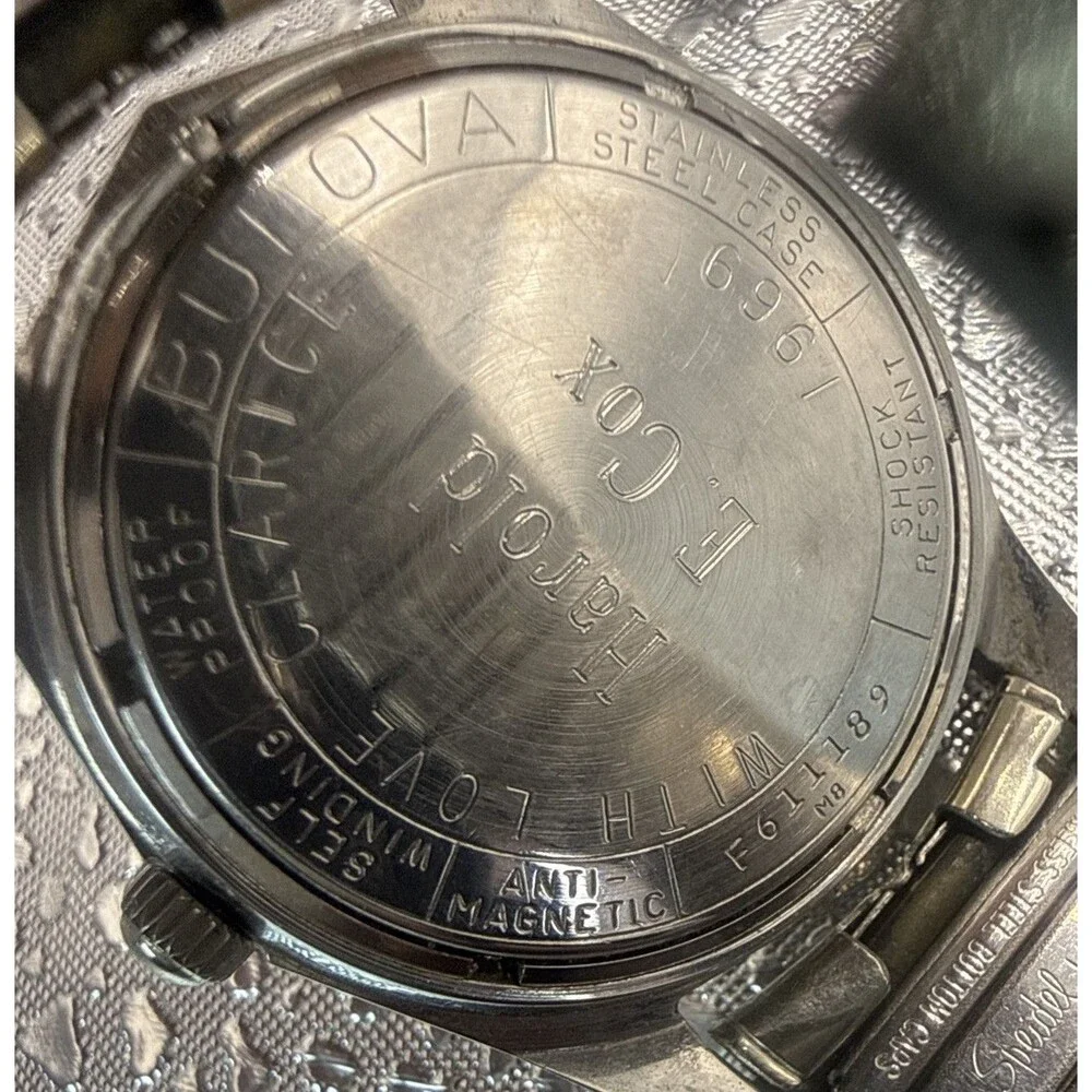 Vintage Bulova 30 Jewel Automatic Octagonal Shape self winding men’s watch Read*
